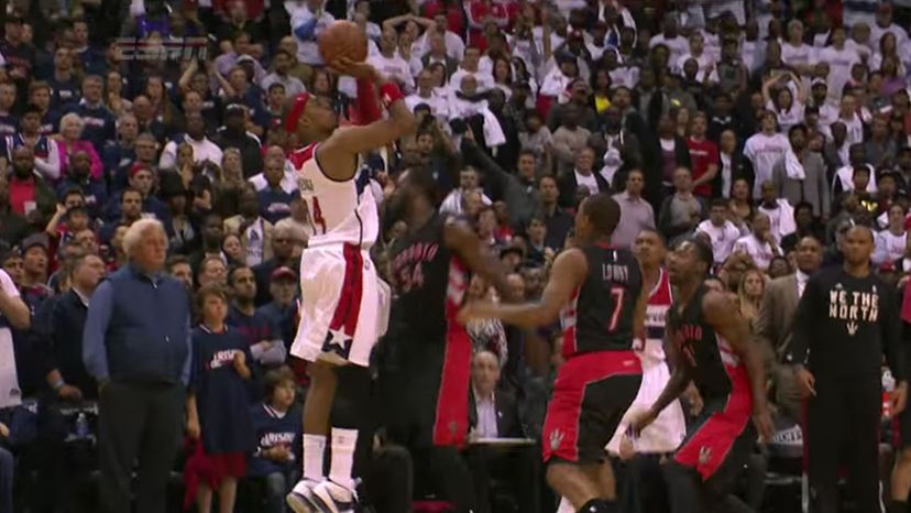 Paul Pierce (Game 3 of the 2015 Eastern Conference Semifinals)  