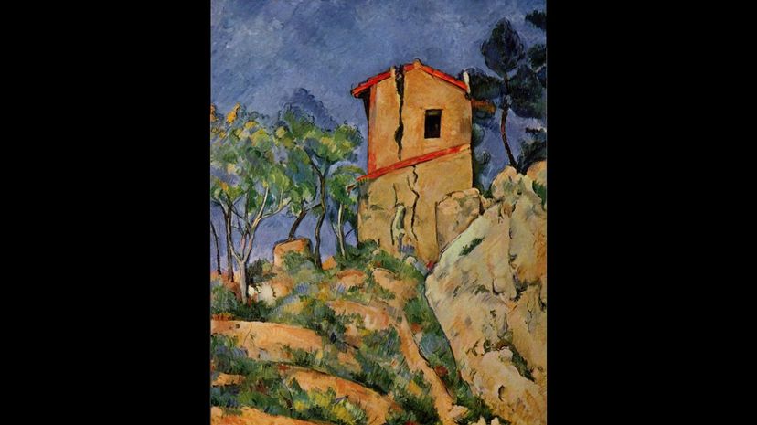 The House with the Cracked Walls Cezanne