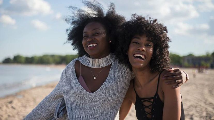 Two Friends at beach