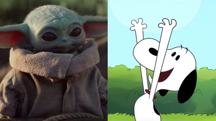 Snoopy vs Baby Yoda
