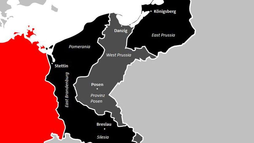 Former eastern territories of Germany