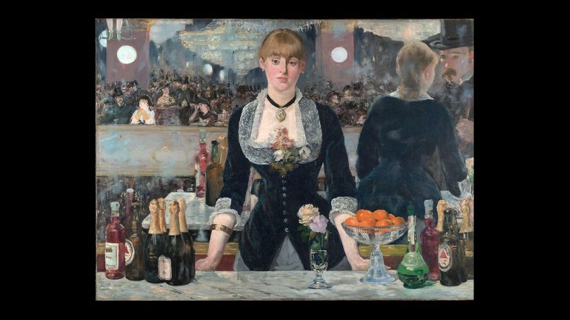 A Bar at the Folies-Bergere by Edouard Manet