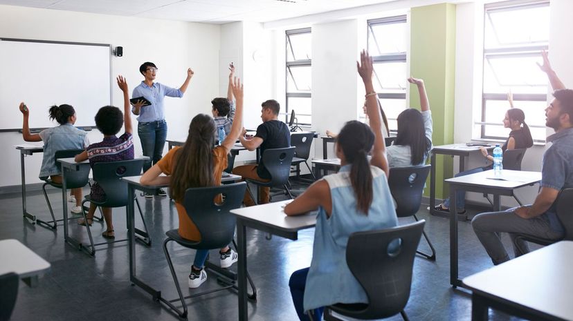 Students in classroom