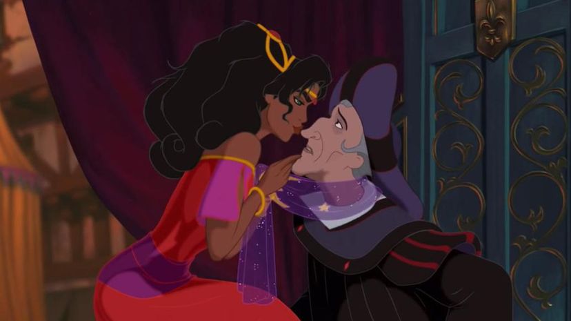 Esmeralda and Count Frollo