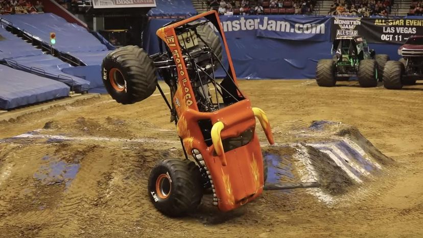 Monster Truck 90 degree