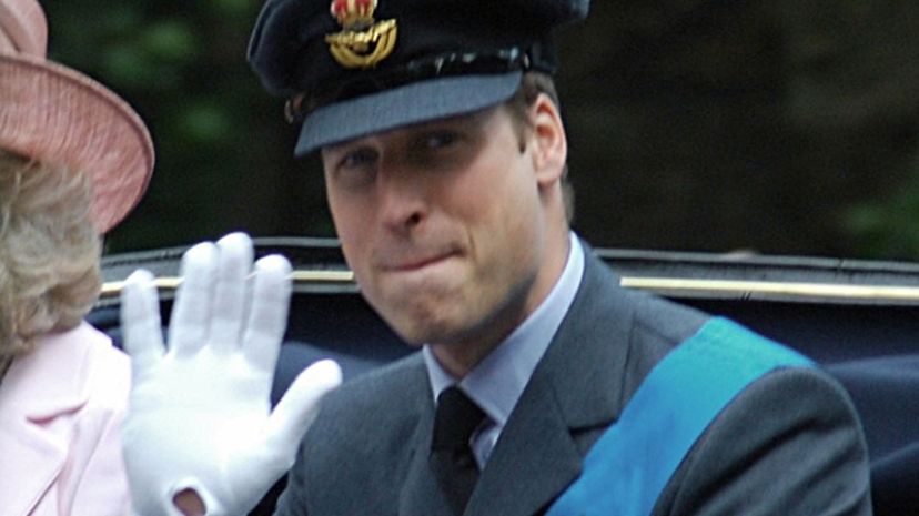 Prince William waving