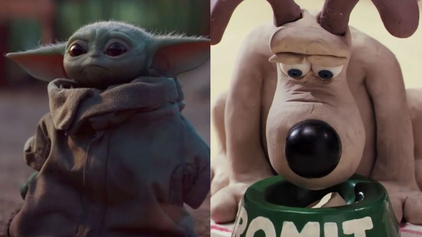 Baby Yoda vs Gromit