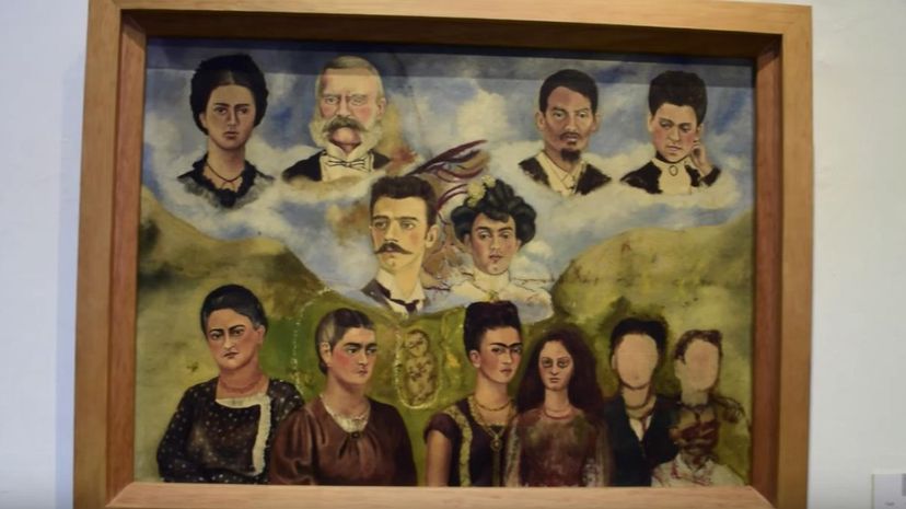 Frida Kahlo family painting