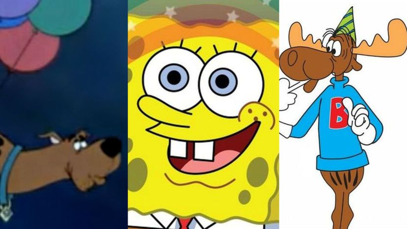 ¿Puedes nombrar todos estos personajes de caricaturas a partir de una sola imagen?