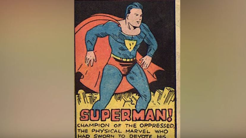First Superman comic appearance
