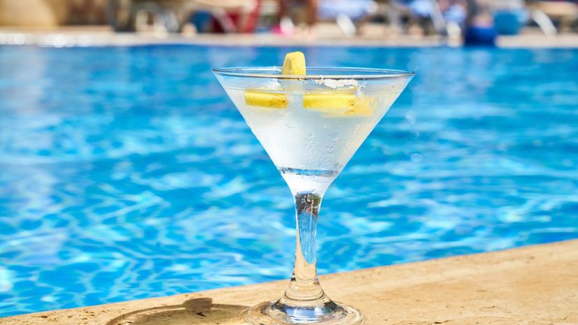 Cocktail by Pool
