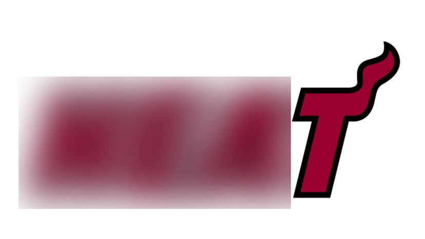 Miami Heat logo blurred