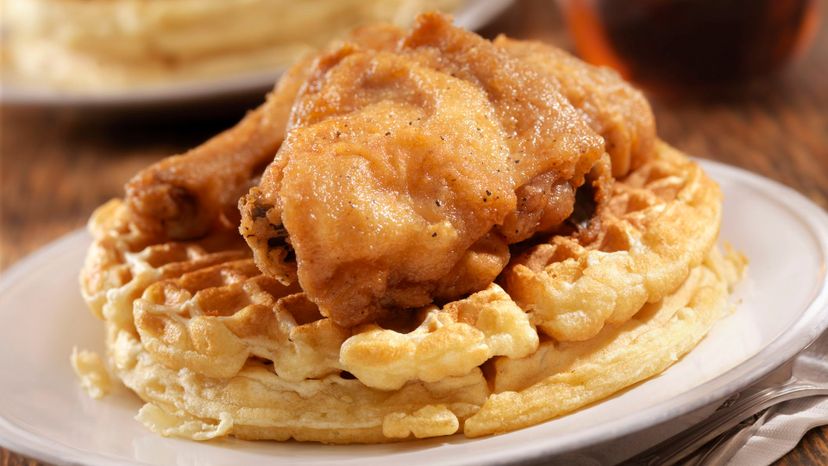 chicken and waffles