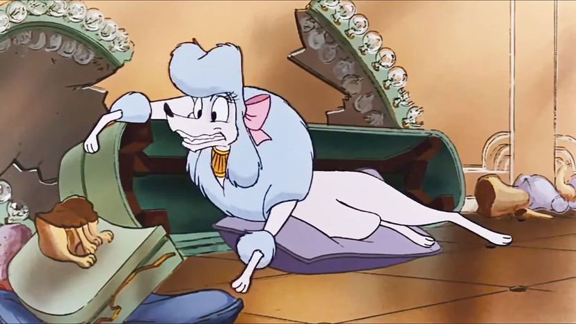 Oliver &amp; Company - poodle Georgette