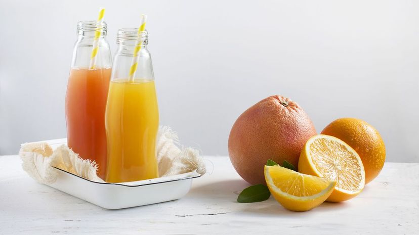 10 fruta y jugo