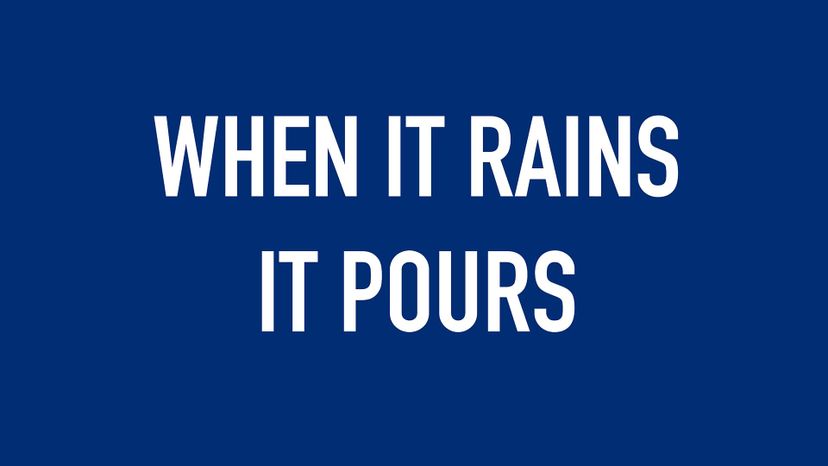 Morton salt - when it rains, it pours