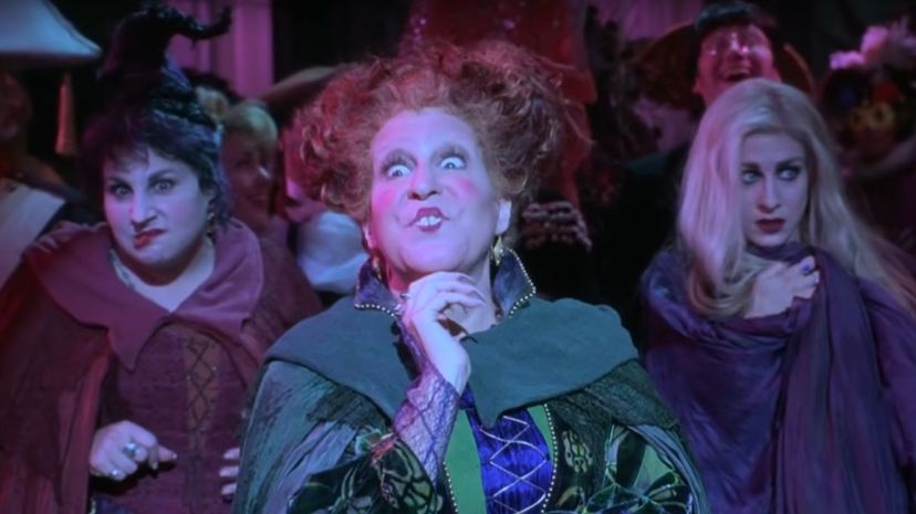 Q 12 The Sanderson Sisters from Hocus Pocus