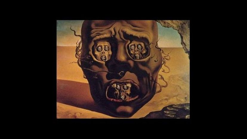 The Face of War by Salvador Dali