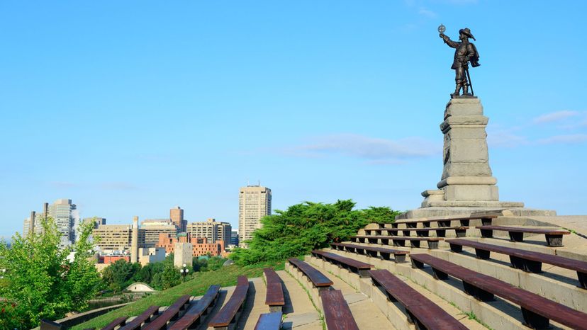 Champlain Statue