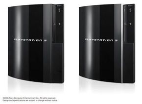 20GB和60GB的PlayStation 3模型。＂border=