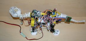 Pleo's internal sensors and circuitry