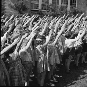 schoolkids, bellamy salute