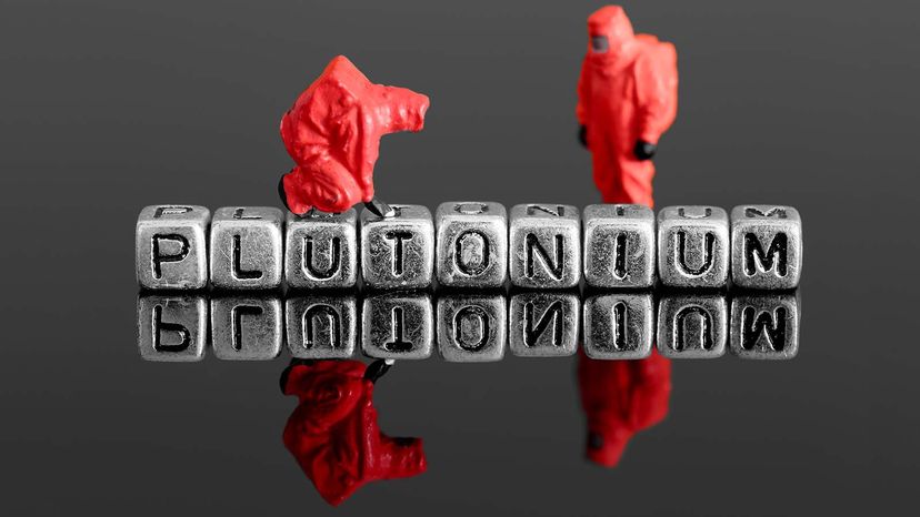plutonium written on metal blocks