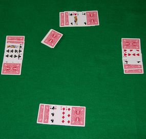 A game of seven-card stud at the river