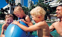 kids in pool