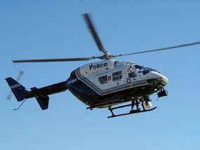 A Kawasaki BK117 - WA Police Polair 61 helicopter