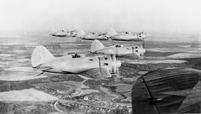 Polikarpov I-16生产在1940年已经结束,但它很快就恢复1941年纳粹入侵苏联之后。看到更多的经典飞机的照片。”width=