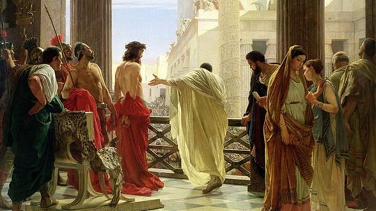 耶稣被钉十字架之前和之后，谁是Pontius Pilate？“border=