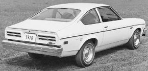 looked similar to this 1976 Pontiac Astre model.