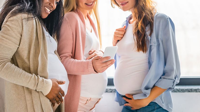 pregnant women multiracial