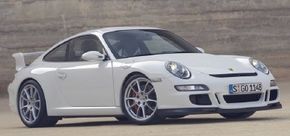 Spoilers look good on production cars like the one on this Porsche 911 GT3, and they're functional too.