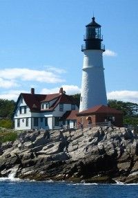 Famous outdoor coastline building exterior.