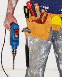Power drills have a variety of uses. See more pictures of power tools.