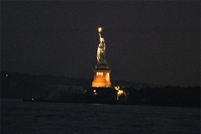 The Statue of Liberty was one of the few structures not affected by the enormous blackout of 2003 that crippled New York City and nearby regions.