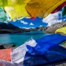 Colorful Tibetan Prayer Flags Aim to Convey Blessings Through the Wind