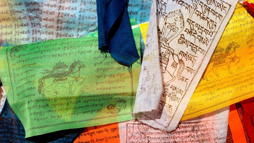 tibetan prayer flags	