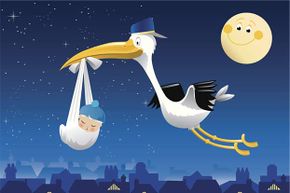 Nope, the stork is not more likely to deliver the baby on a full moon, scientific research has found.