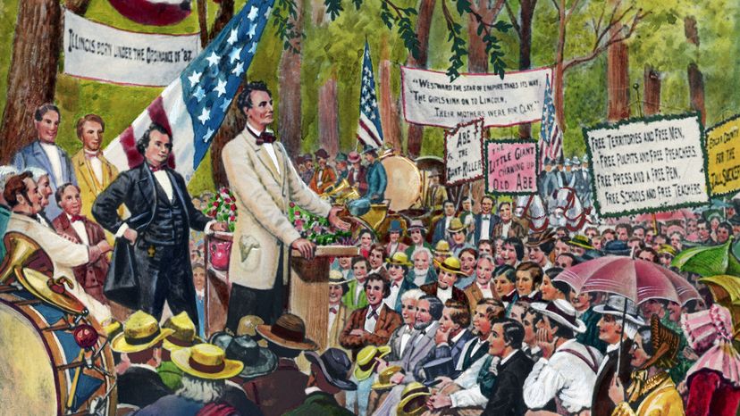 Abraham Lincoln, Lincoln Douglas debate