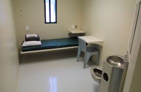 inside jail cell