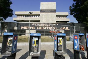 A long distance collect call from within prison walls can cost dramatically more than one made at these pay phones outside the prison.