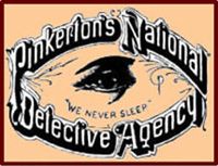 术语“私人eye"来自于πnkerton Detective Agency logo