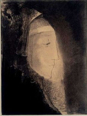 Redon's Profil de Lumiere in charcoal is housed in Musée du Louvre, Paris. See more pictures ofImpressionist paintings.