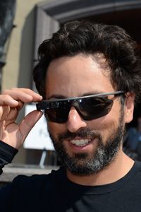 Sergey Brin with Project Glass