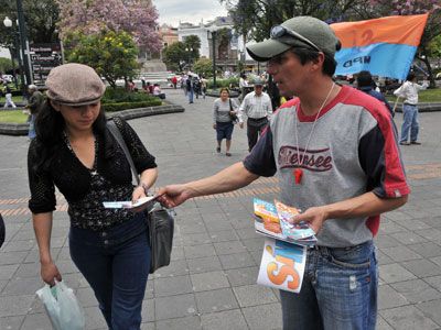 Adults embracing modern city life outdoors.