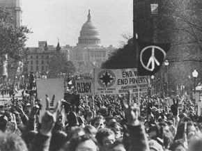 hippie protest signs 1960