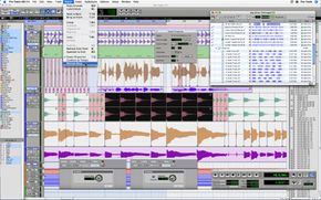 Pro Tools uses compression to balance recording levels for mixing music.